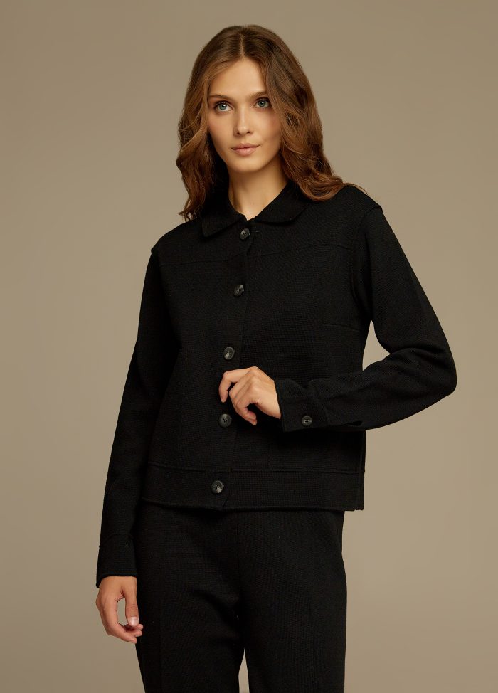 JACKET BLACK with pockets 4082