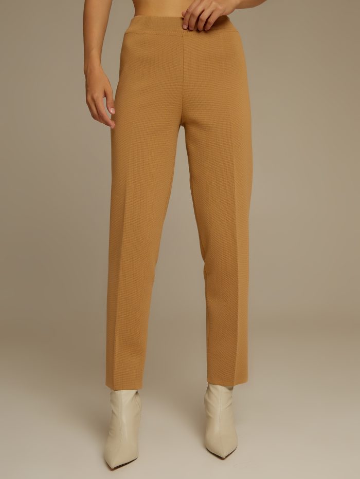 TROUSERS DARK BEIGE 9072