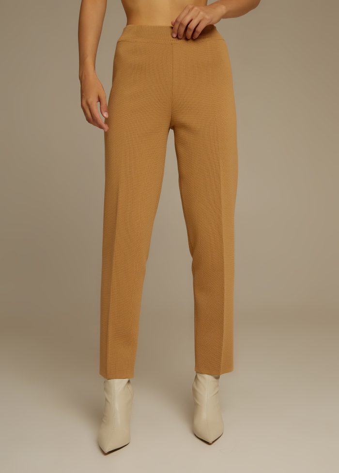 TROUSERS DARK BEIGE 9072