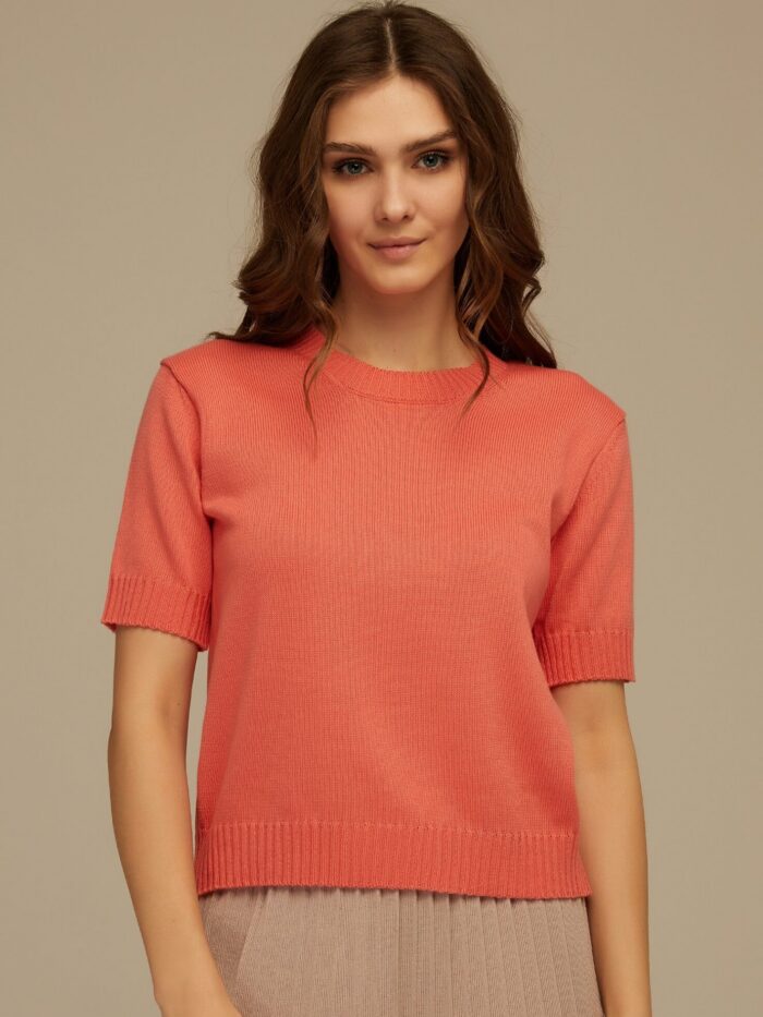 JUMPER CORAL in semi-cotton 3007