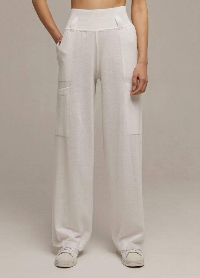 PANTS WHITE with side pockets 3033