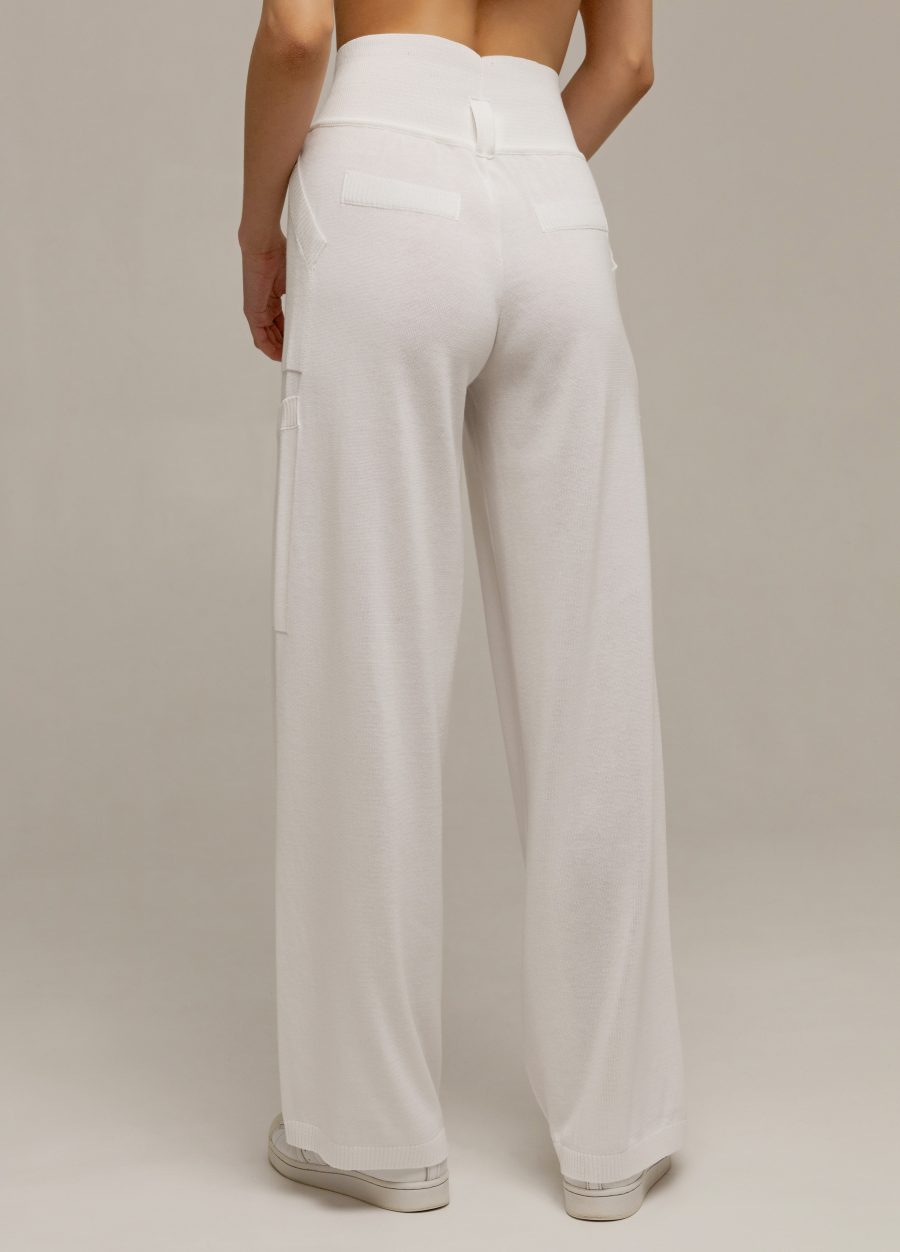 PANTS WHITE with side pockets 3033-Collections_Ready to Wear_4