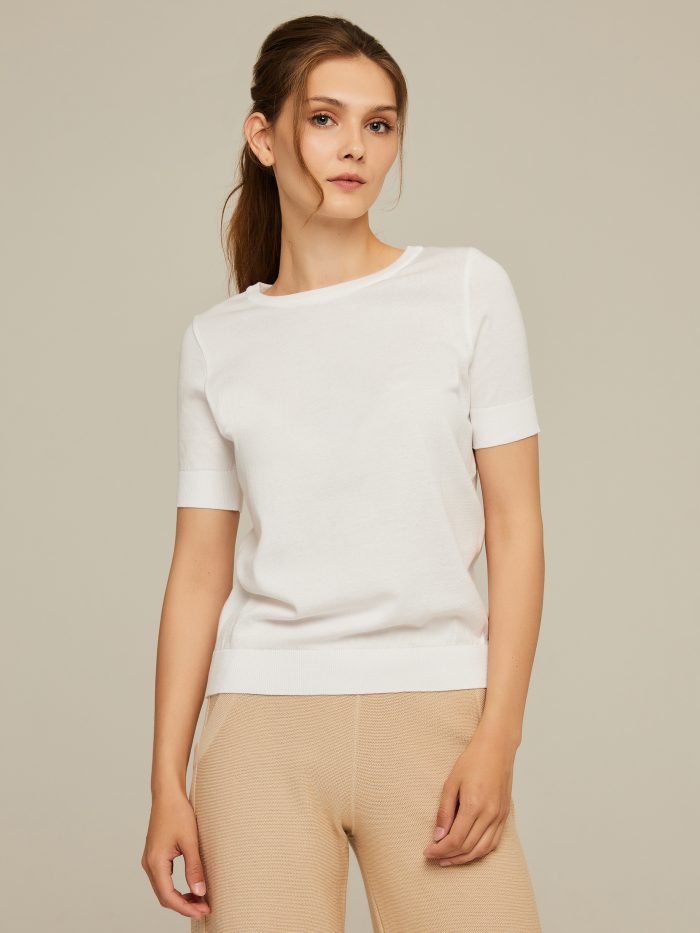 JUMPER WHITE made of 100% cotton 3040