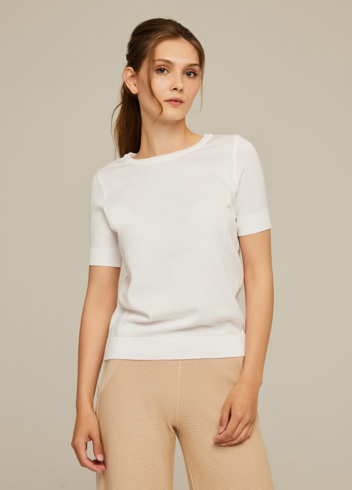 JUMPER WHITE made of 100% cotton 3040