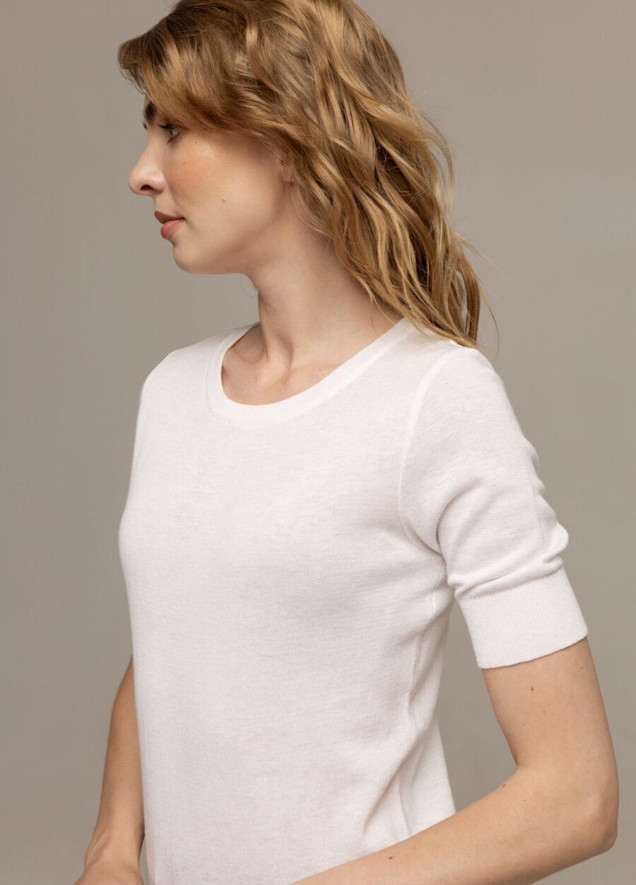 JUMPER WHITE made of 100% cotton 3040-Collections_Essentials_5