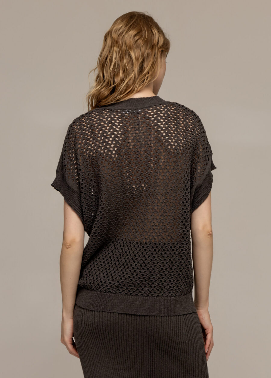 JUMPER DARK-GREY made of linen and cotton 3046-Collections_Ready to Wear_4