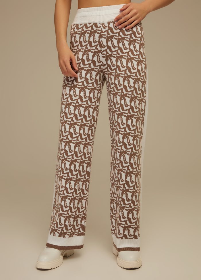PANTS MOCCO printed with stripes 4014