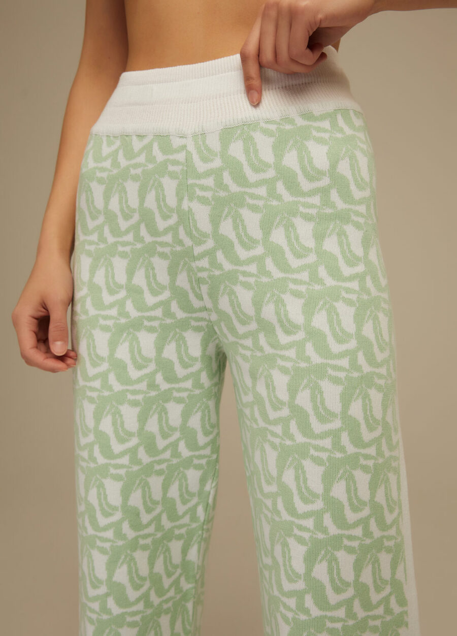 PANTS MINT made of semi-cotton 4014-Collections_Ready to Wear_2