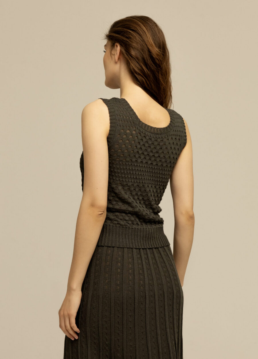 T-shirt dark gray made of linen 4041-Collections_Ready to Wear_3