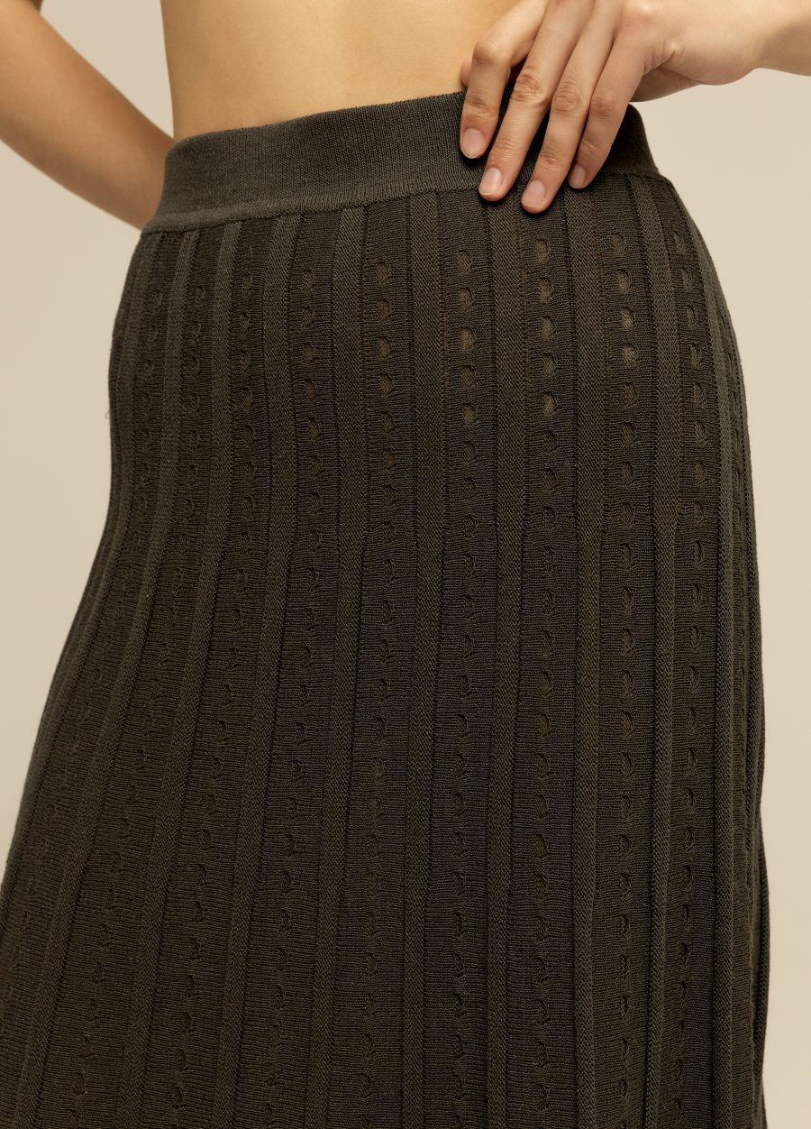 DARK gray trapeze skirt with linen 4048-Collections_Ready to Wear_2
