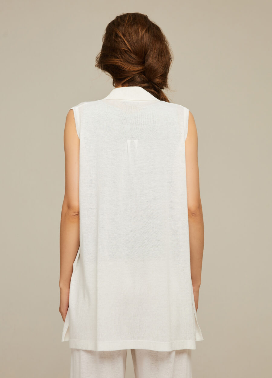 VEST WHITE with linen 4051-Collections_Ready to Wear_4