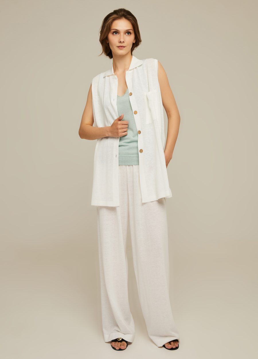 VEST WHITE with linen 4051-Collections_Ready to Wear_5