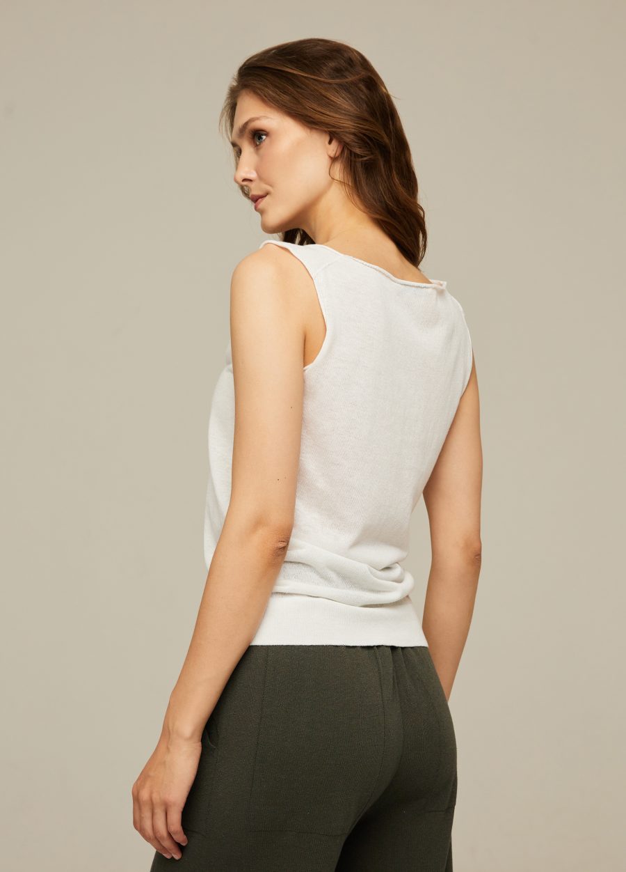 T-SHIRT WHITE linen 5061-Collections_Ready to Wear_3