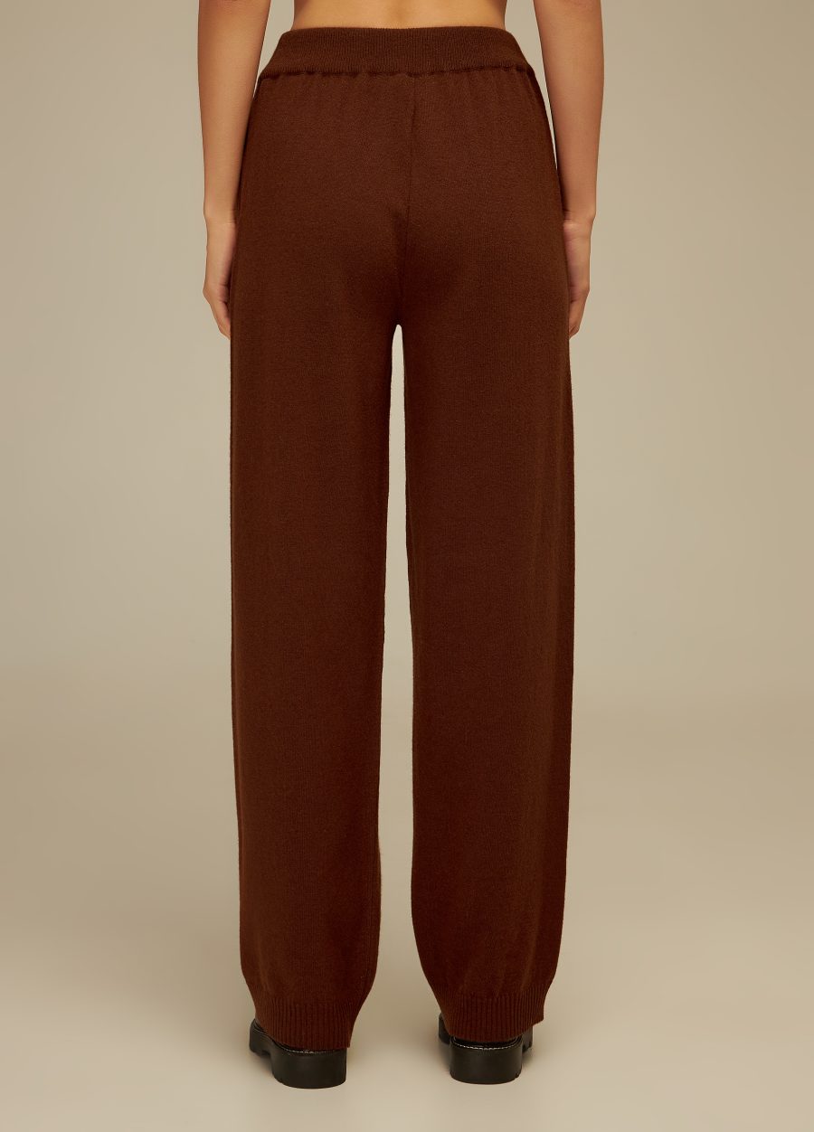 CHOCOLATE BROWN PANTS straight cut with pockets 4088-Collections_Fall-Winter_3
