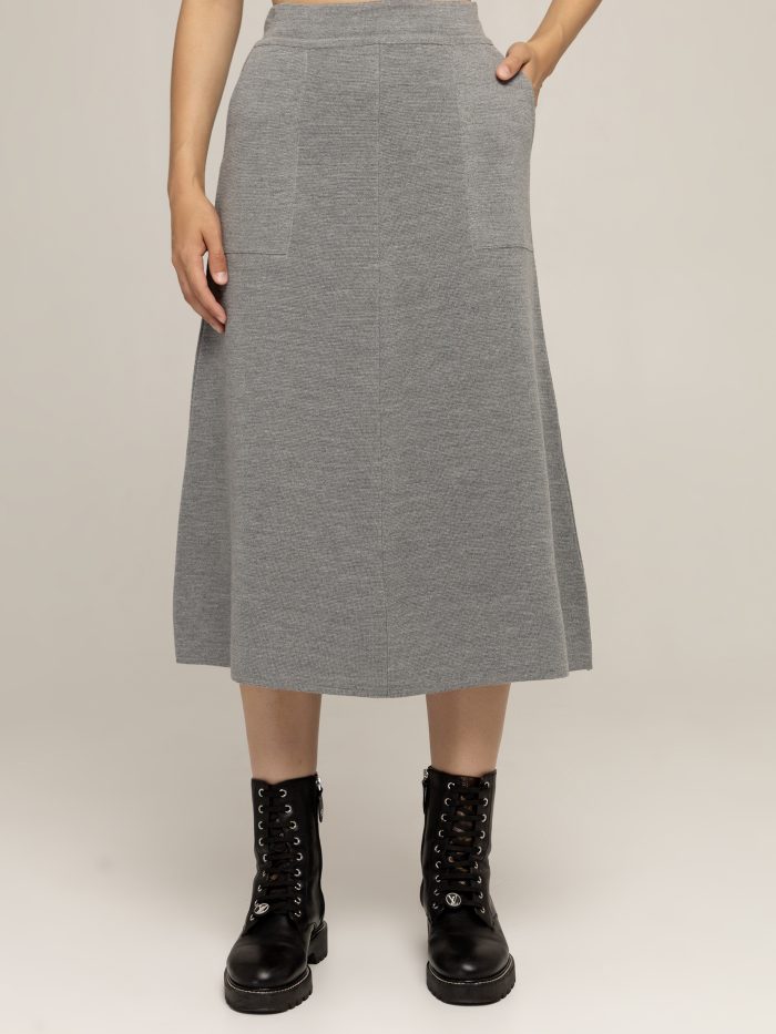 SKIRT LIGHT GRAY 3064
