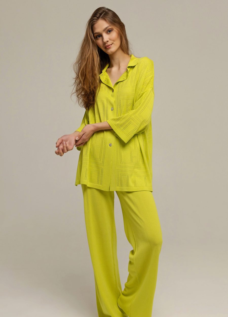PANTS GREEN made of viscose 3015-Collections_Ready to Wear_2