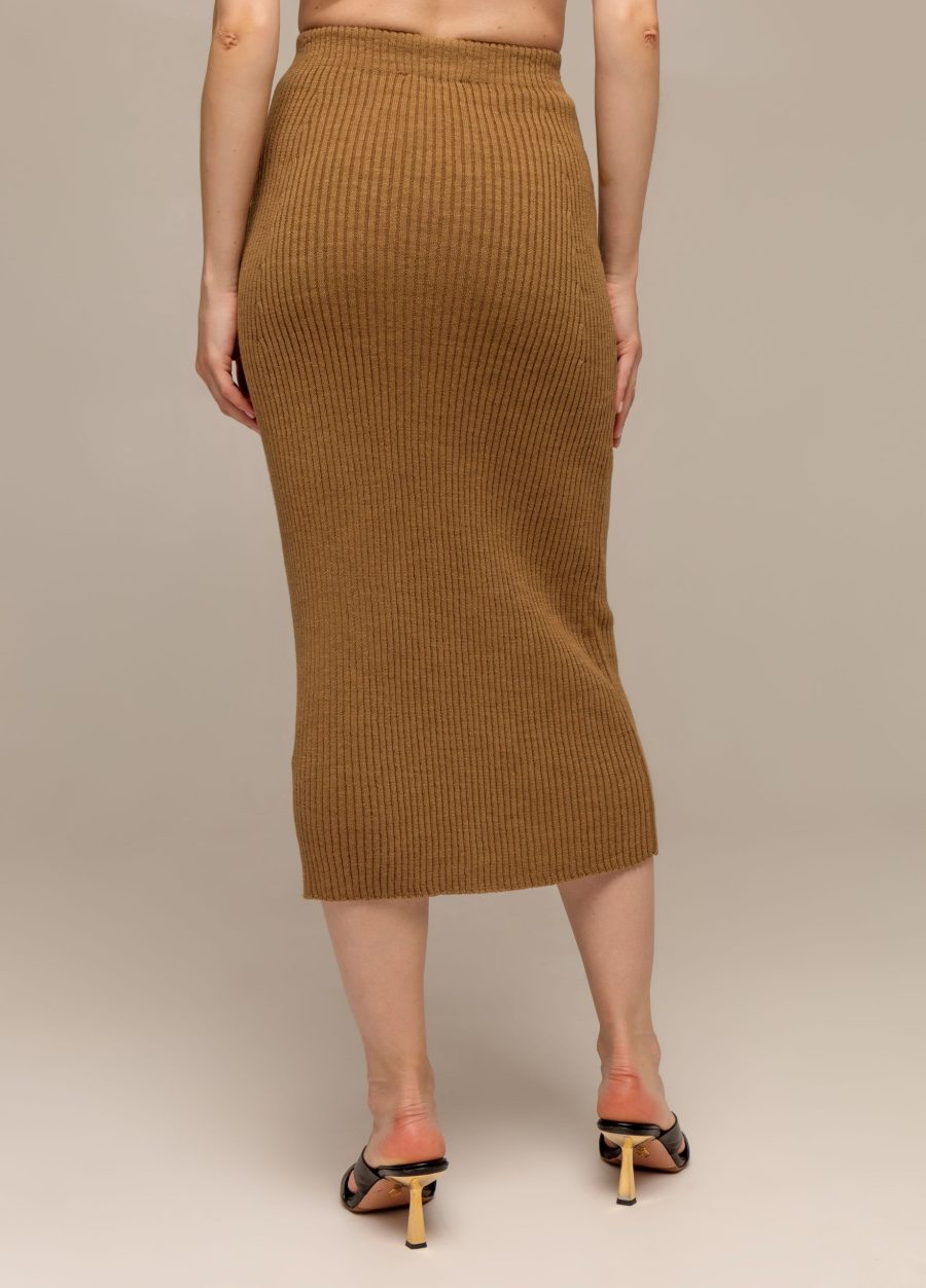 SKIRT with a flare pencil linen 3069-Collections_Ready to Wear_4
