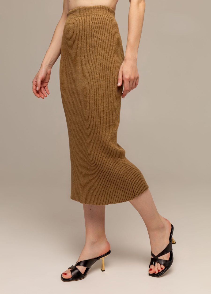 SKIRT with a flare pencil linen 3069-Collections_Ready to Wear_3