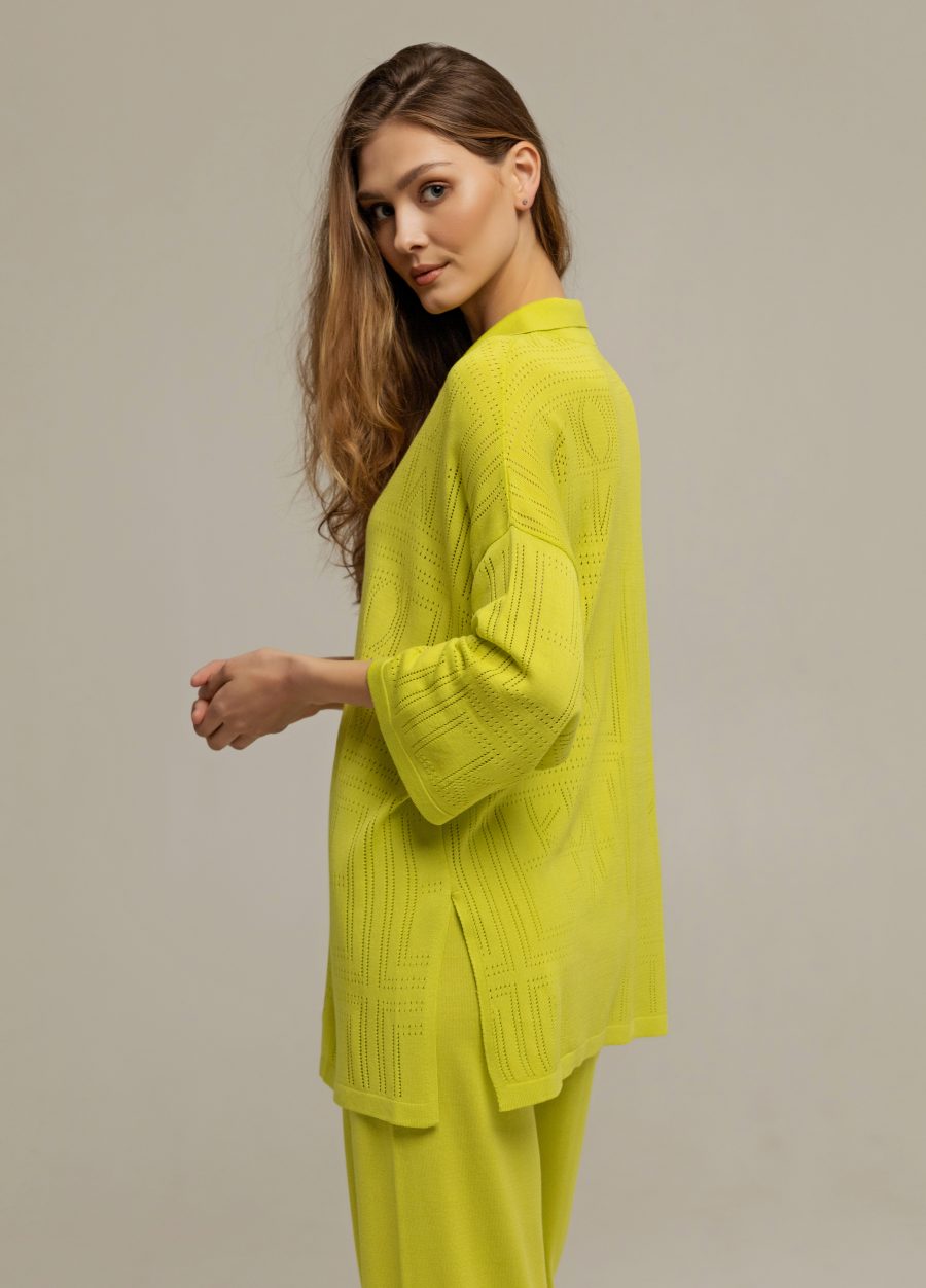 JACKET GREEN shirt with buttons 3014-Collections_Jackets & Cardigans_3