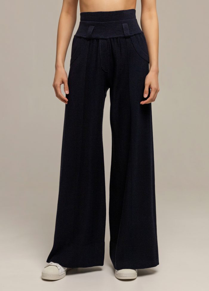 PANTS NAVY BLUE high rise 3027