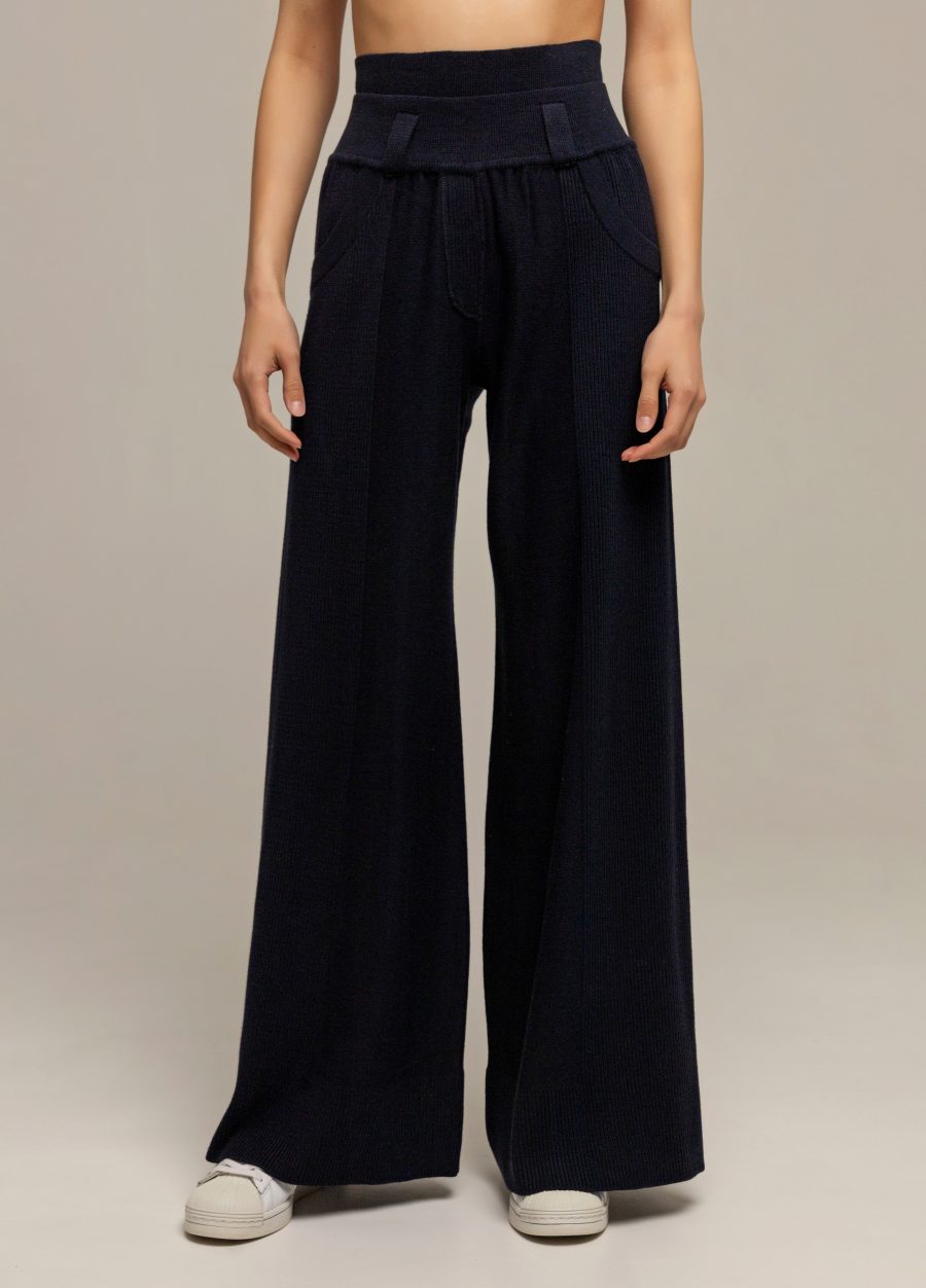 PANTS NAVY BLUE high rise 3027-Collections_Ready to Wear_1