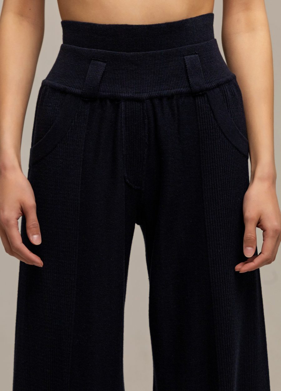 PANTS NAVY BLUE high rise 3027-Collections_Ready to Wear_2