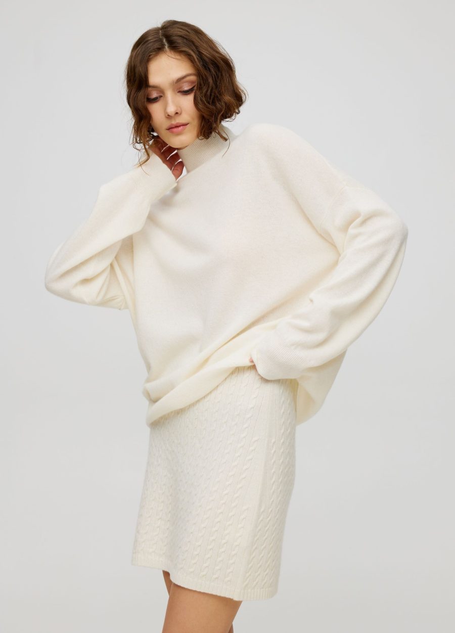 SKIRT MILK with braids 4143-Collections_Fall-Winter_2