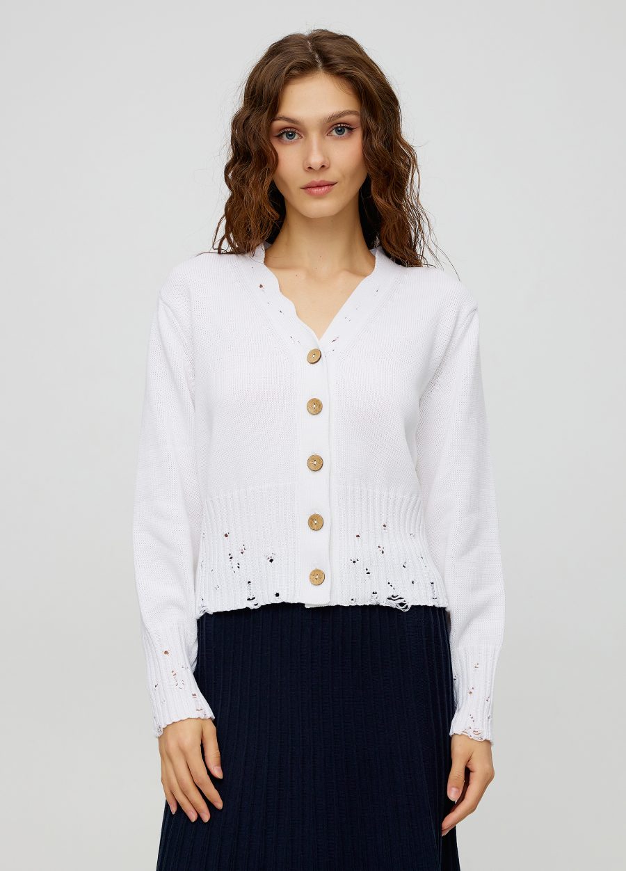 White jacket with buttons 5002-Collections_Jackets & Cardigans_1