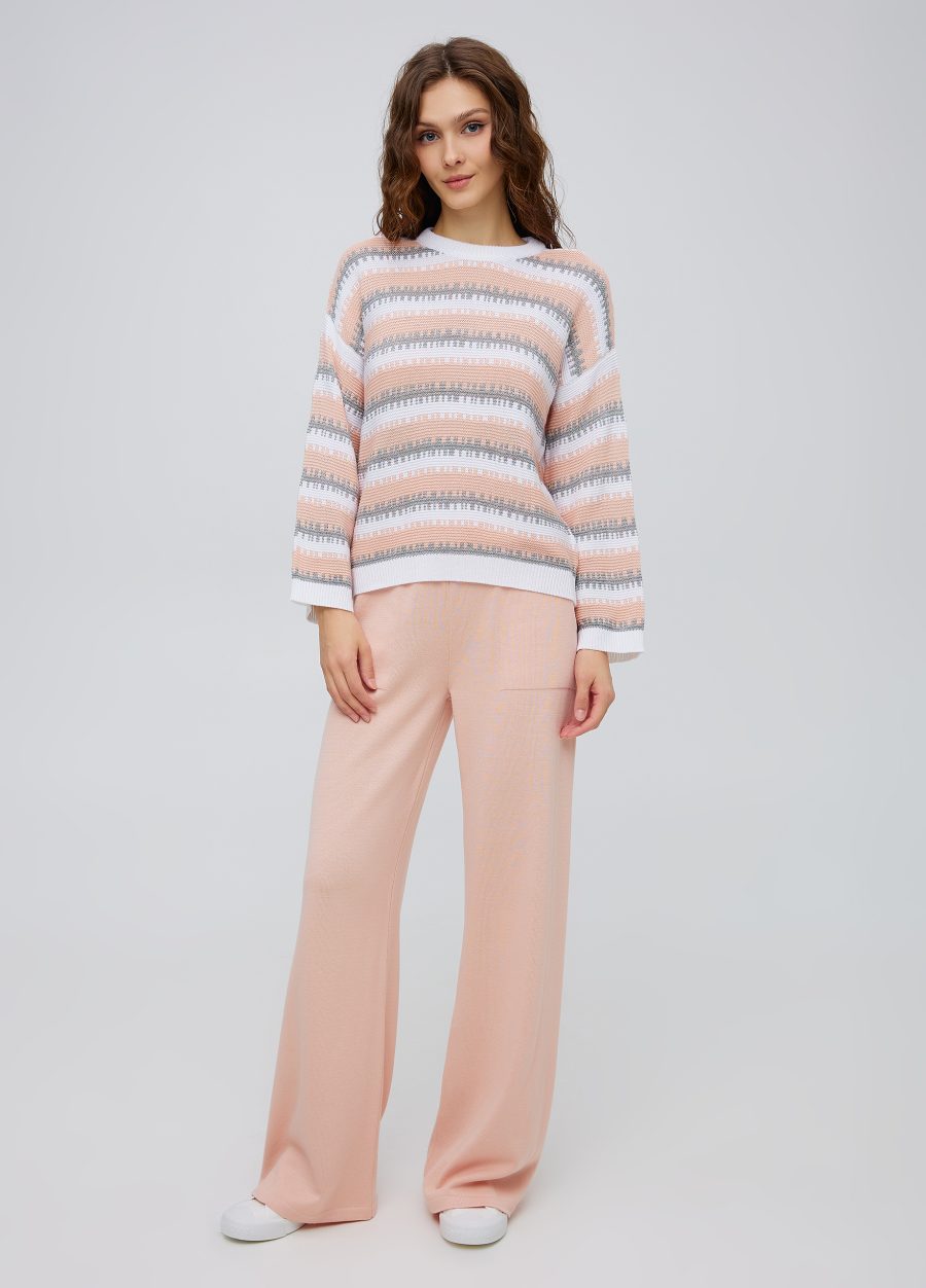 JAMPER peach striped 5007-Collections_Ready to Wear_3