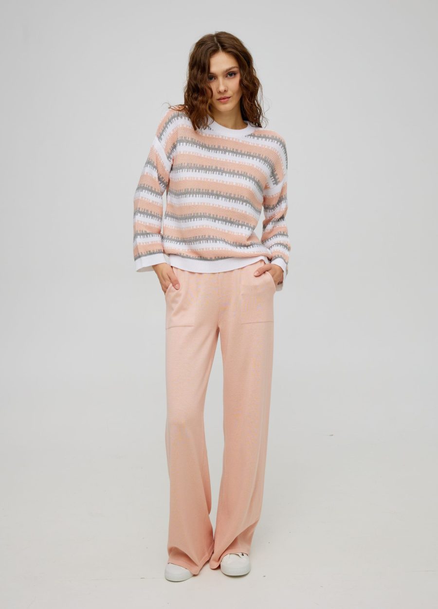 JAMPER peach striped 5007-Collections_Ready to Wear_5