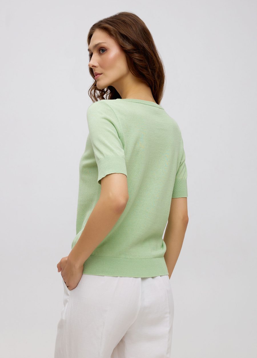 JUMPER GREEN made of 100% cotton 3040-Collections_Ready to Wear_3