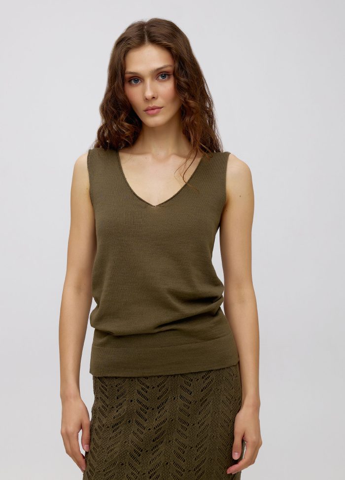 HAKI T-shirt made of linen 5031