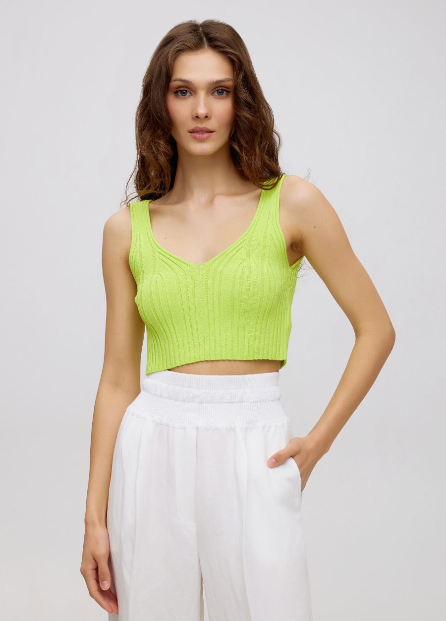 TOP SALAD T-shirt with ribbing 4025-Collections_Ready to Wear_1