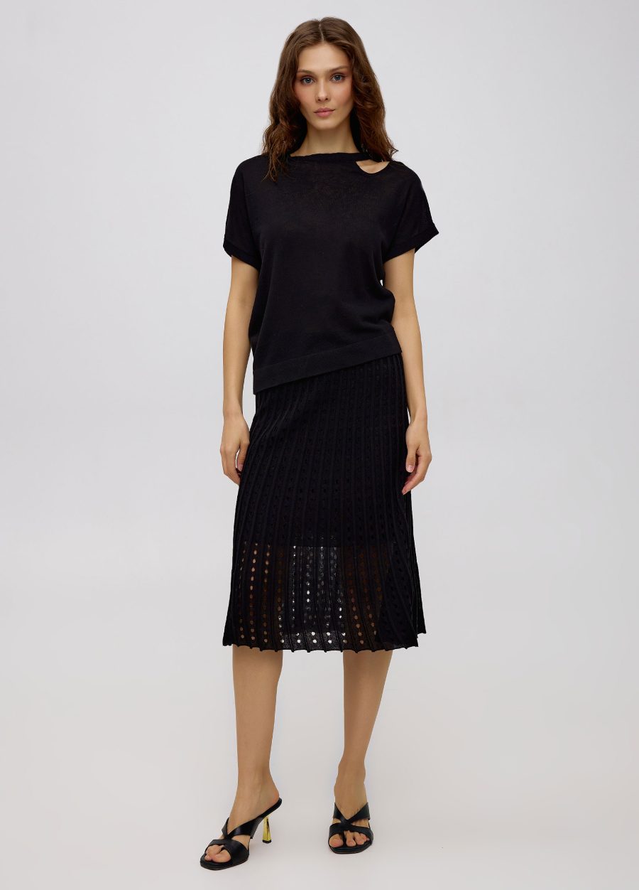 Summer black jumper made of 100% cotton 4081-Collections_Ready to Wear_4