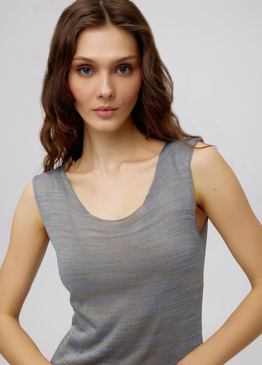 DRESS GRAY-BLUE summer 5026-Collections_Dresses_2