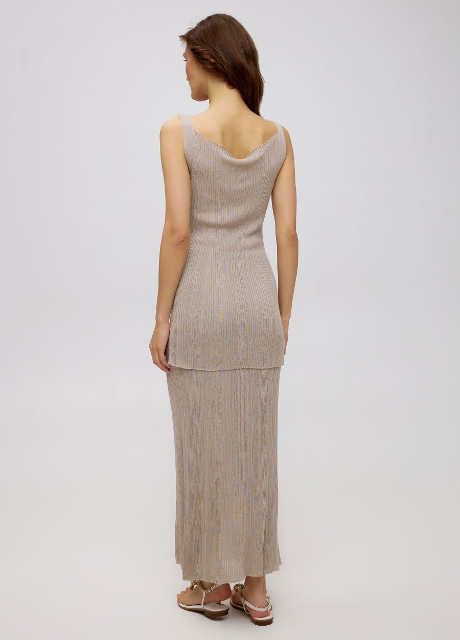 DRESS BEIGE summer suit with skirt 5027-Collections_Costumes_4