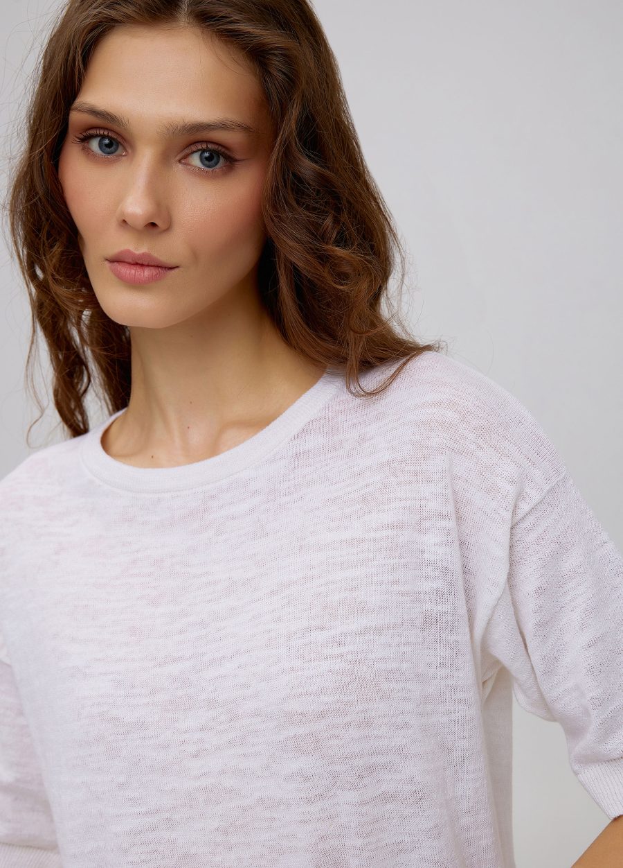 T-shirt white linen 5030-Collections_Ready to Wear_2