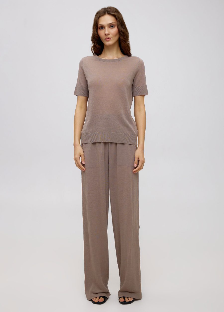 T-SHIRT BEIGE summer linen 5045-Collections_Ready to Wear_4