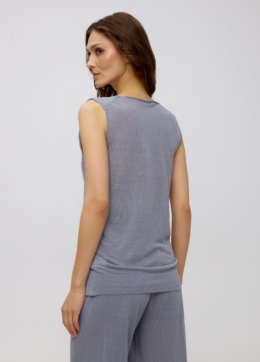 T-SHIRT BLUE linen 5061-Collections_Ready to Wear_3