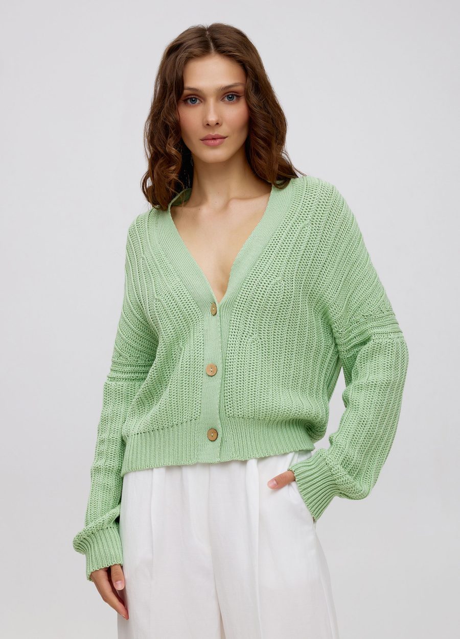 Cardigan salad jacket with buttons made of cotton 5062-Collections_Jackets & Cardigans_1