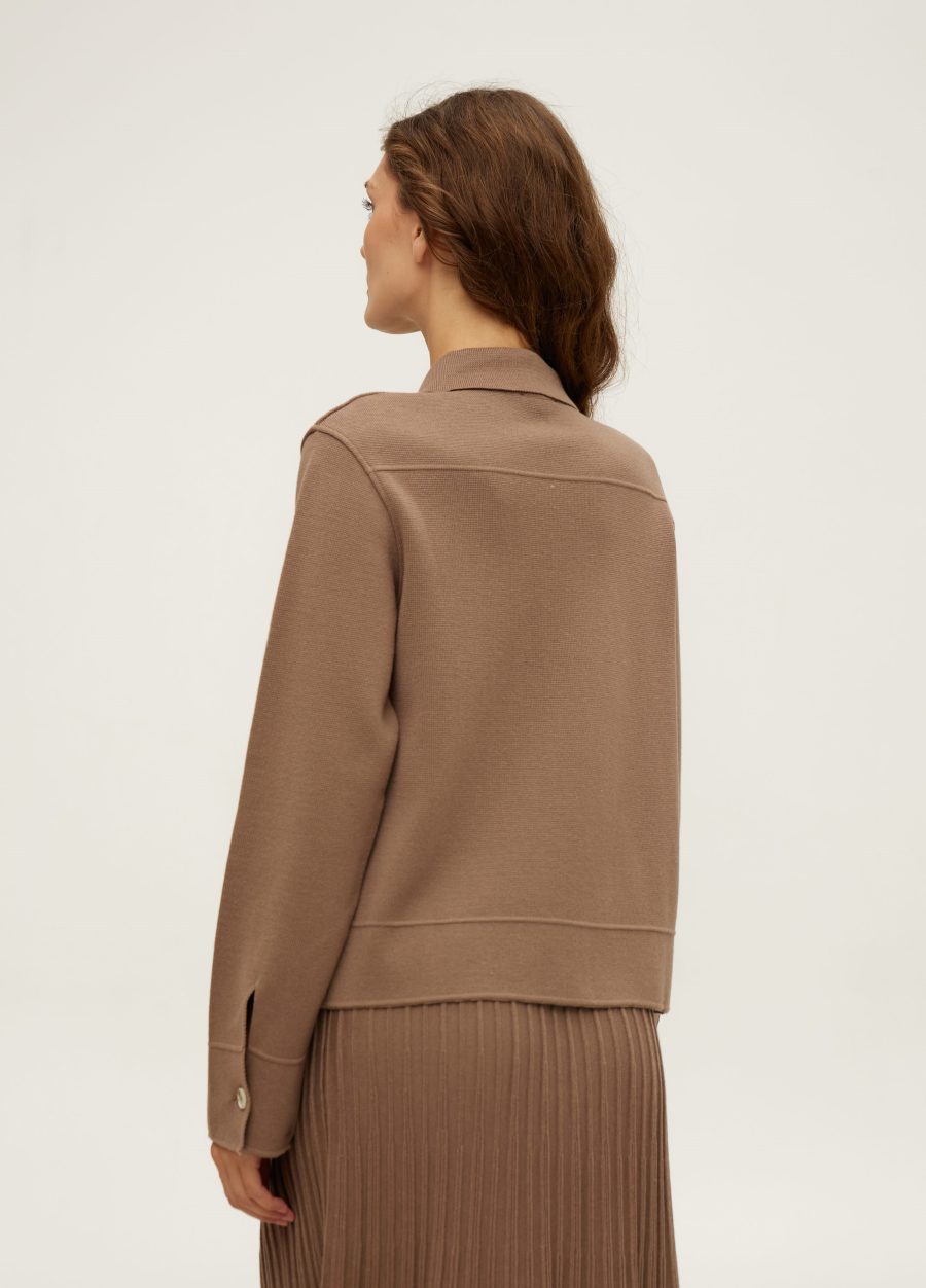 JACKET MOCHA knitted for women 4001-Collections_Jackets & Cardigans_6