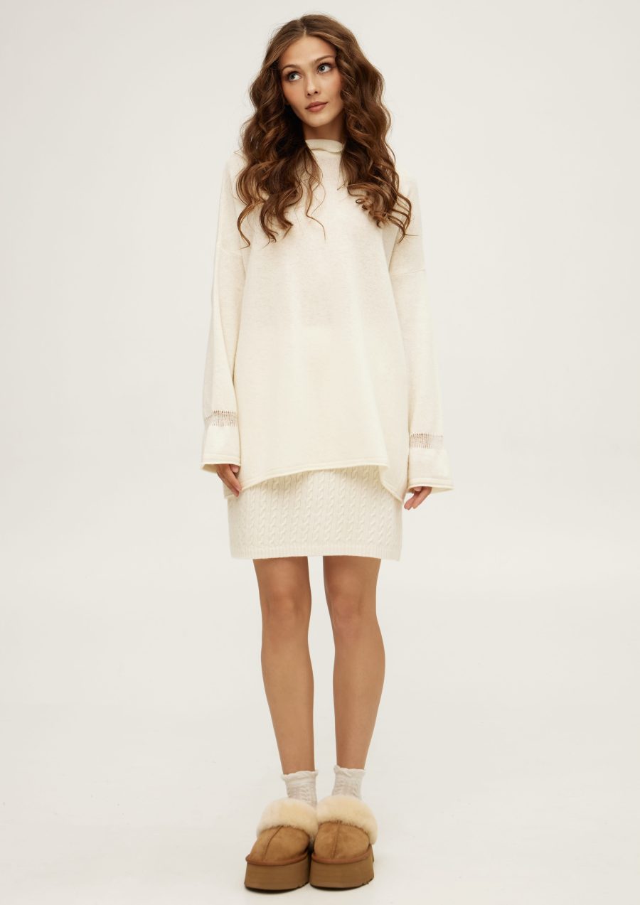 SKIRT MILK with braids 4143-Collections_Fall-Winter_3