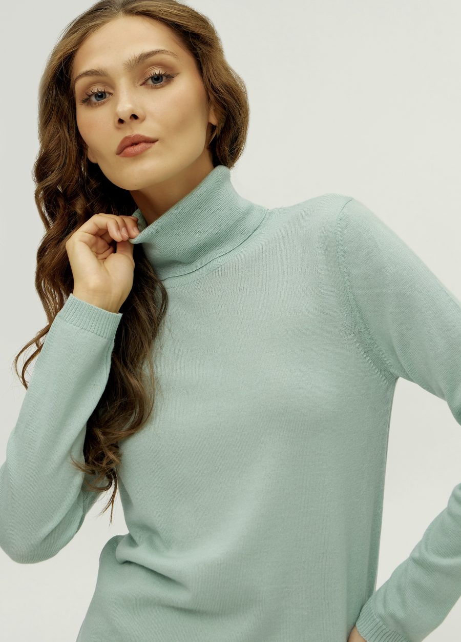 TURTLENECK GREEN 100% merino wool 1216-Collections_Fall-Winter_2