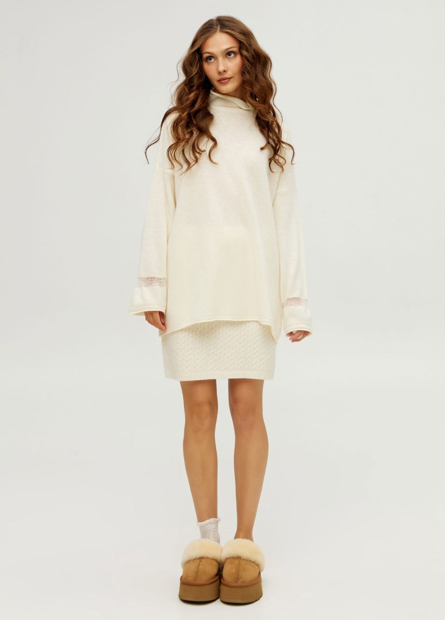 SKIRT MILK with braids 4143-Collections_Fall-Winter_4