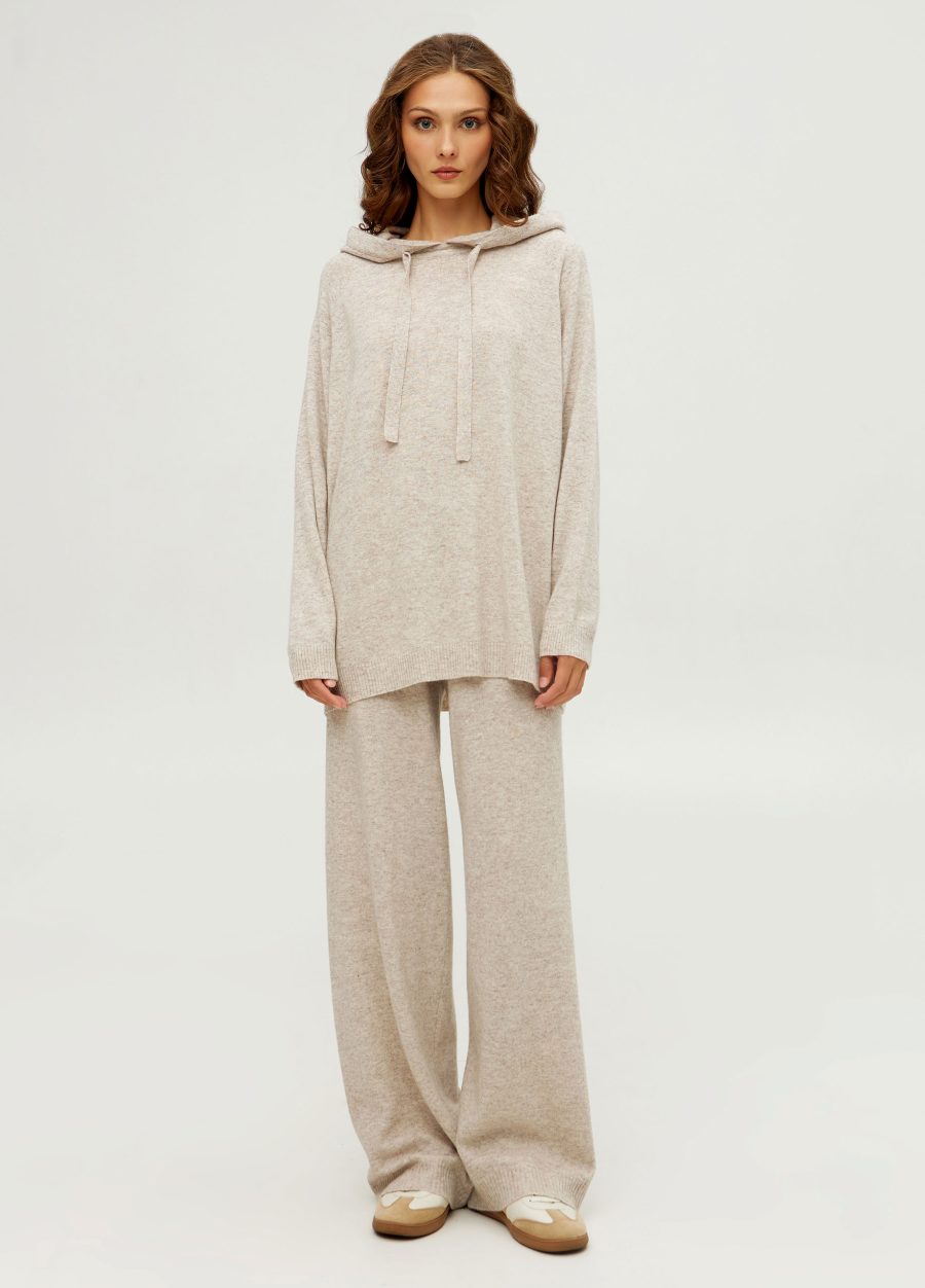HOODIE BEIGE oversized from 100% lamb's wool 5127-Collections_Fall-Winter_7