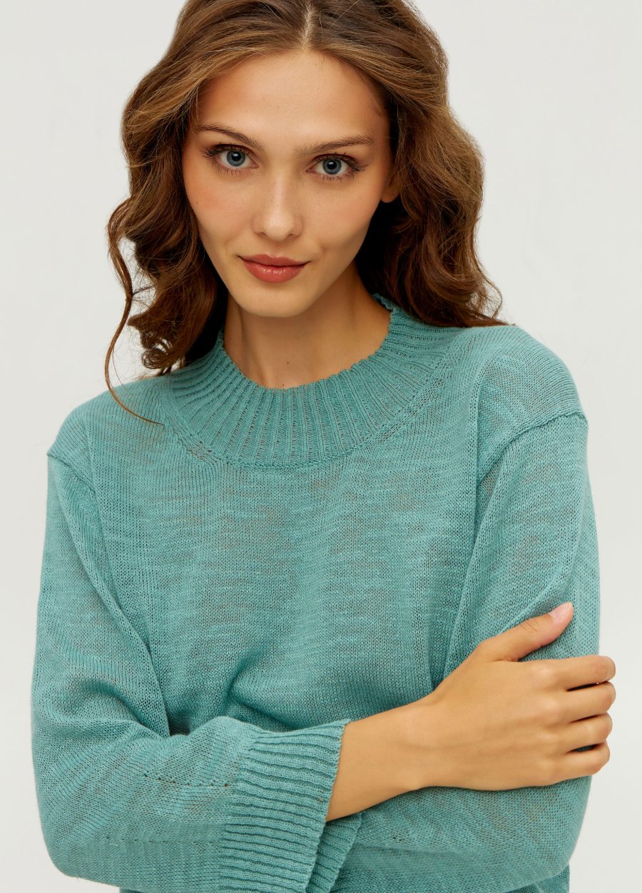 JUMPER EUCALYPTUS linen and cotton 5037-Collections_Ready to Wear_2