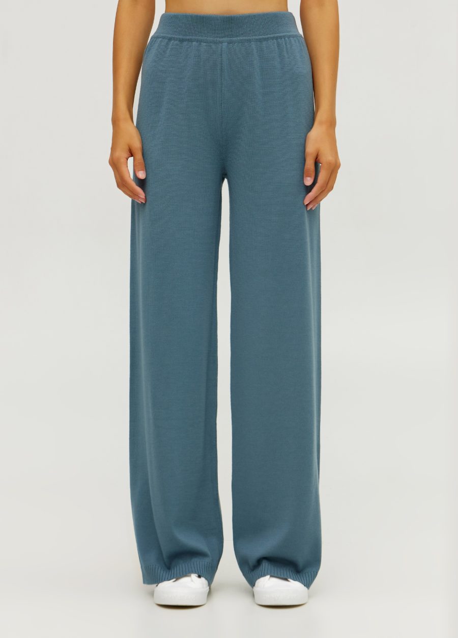 TROUSERS GREY-BLUE 100% merino wool 9110-Collections_Fall-Winter_1