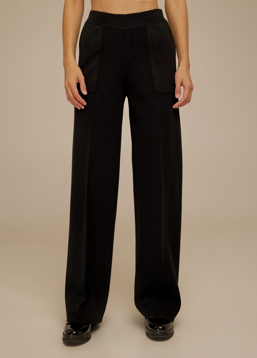 TROUSERS BLACK streight with pockets 4075-Collections_Fall-Winter_1