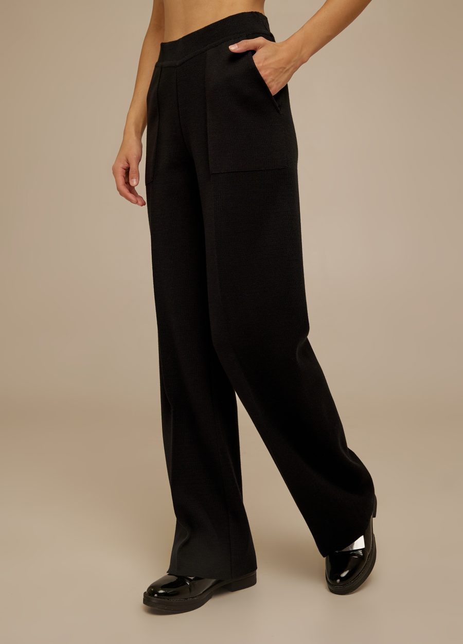 TROUSERS BLACK streight with pockets 4075-Collections_Fall-Winter_4