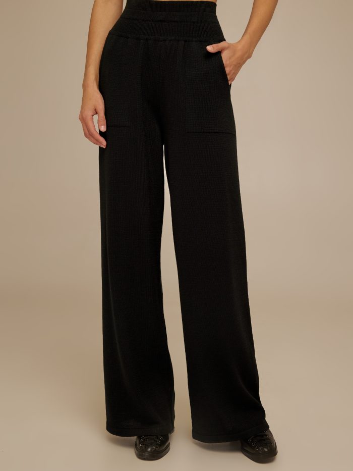 PANTS BLACK made of merino wool 4126